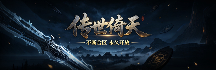 传世倚天横幅